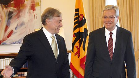Böhrnsen (links) wird in den nächsten Wochen das Amt des Bundespräsidenten bekleiden.