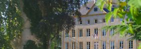 Schengen putzt sich für das Jubiläum heraus. Das Schlösschen, bis vor kurzem ein Alterssitz für Ordensschwestern, wird nun zum Hotel.