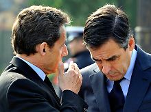 Francois Fillon (rechts) mit Nicolas Sarkozy.