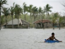 Überschwemmungen in Bangladesch. Weite Teile des Landes werden immer wieder überschwemmt.
