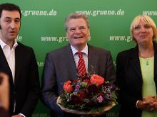 Vom Parteivorstand der Grünen wurde Gauck einstimmig nominert.