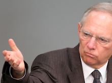 "In einem begrenzten Ausmaß sozial ausgewogen": Schäuble im Bundestag.