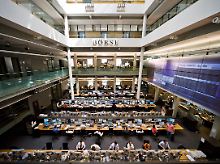 Finanzstandort Stuttgart: Blick in den Börsensaal.