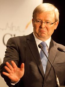 Kevin Rudd ist der Auffassung, Australien profitiert nicht genug vom Rohstoff-Boom.