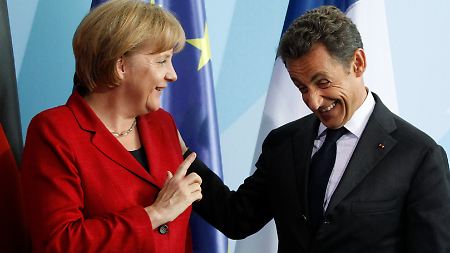 Motor läuft wieder: Kanzlerin Merkel und Präsident Sarkozy haben sich auf gemeinsame Positionen geeinigt.