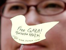 Die Proteste reichten bis nach Südkorea.