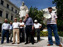 Die Sparmaßnahmen der griechischen Regierung stoßen nicht nur auf Zustimmung.