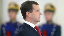 Medwedew setzt Minsk unter Druck.