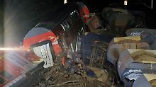 Waggons entgleisen: Zugunglück bei Peine