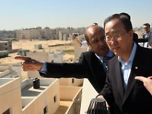 Ban bei einem Besuch des Gaza-Streifens im März dieses Jahres. 