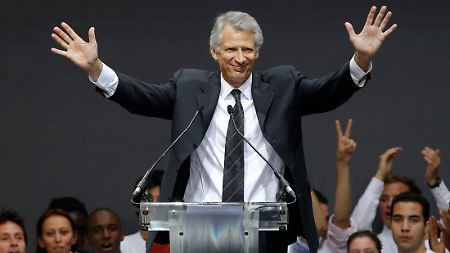 Villepin will sich gegen Sarkozy behaupten.