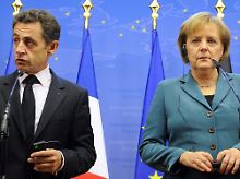 In Sachen Bankenabgabe auf einer Seite: Bundeskanzlerin Merkel und Frankreichs Präsident Sarkozy.