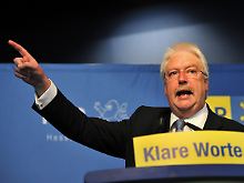 Revolte verhindert: Westerwelle-Kritiker Hahn.