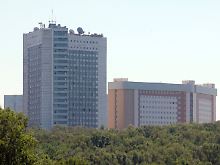 Die Zentrale des russischen Auslandsgeheimdienstes bei Moskau.