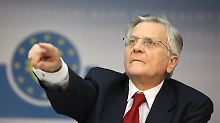 Banken im Blick der EZB: Viele Fragen an Trichet