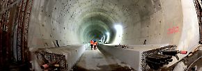 Der "entscheidenden Baustein für die geplante Neuordnung des Eisenbahnsystems im Großraum Leipzig": Ein fünf Kilometer langer Tunnel.