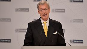 Thyssenkrupp Hauptversammlung: Cromme räumt Fehler ein