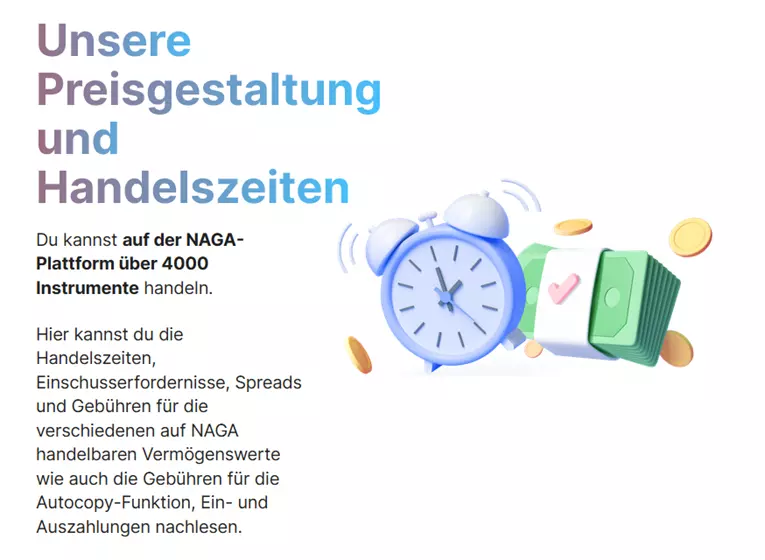 NAGA Gebühr