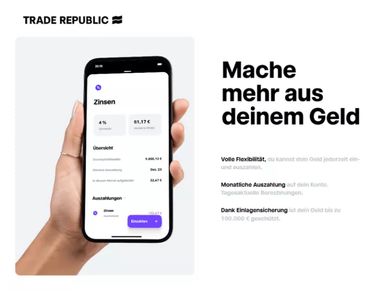Trade republic Tagesgeld