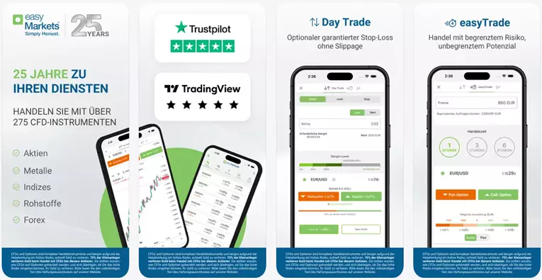 easyMarkets App