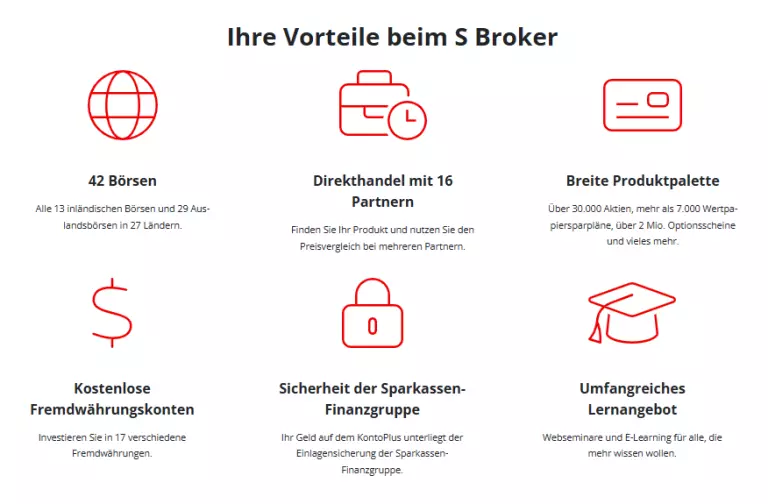 s broker vorteile
