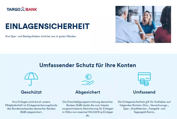 Targobank Einlagensicherung