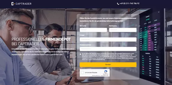 capTrader firmendepot