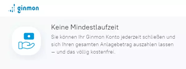 ginmon konto löschen