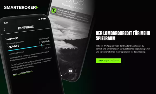 smartbroker-plus wertpapierkredit