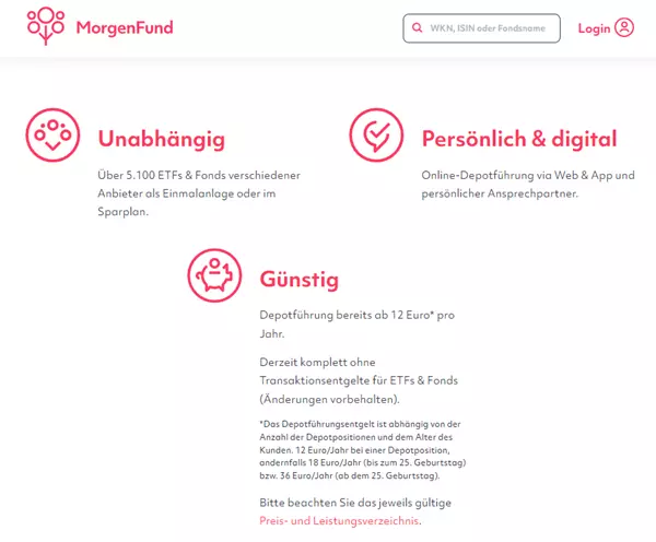 Morgenfund konto kündigen