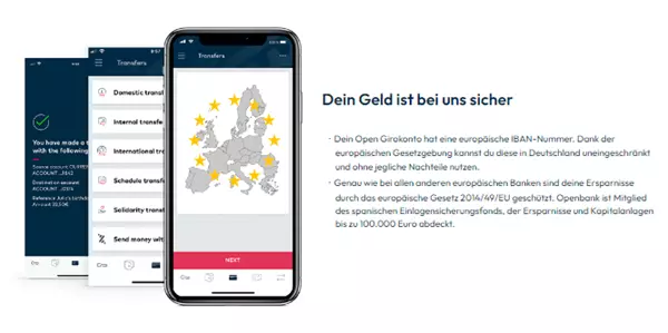 Openbank einlagensicheruing