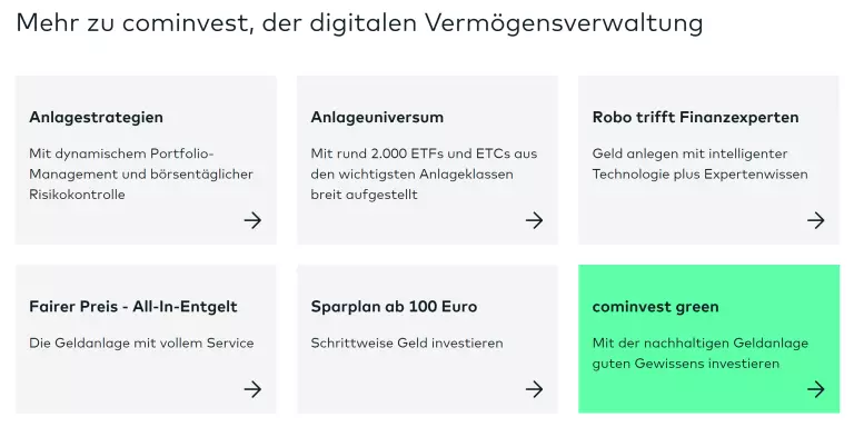 cominvest sparplan