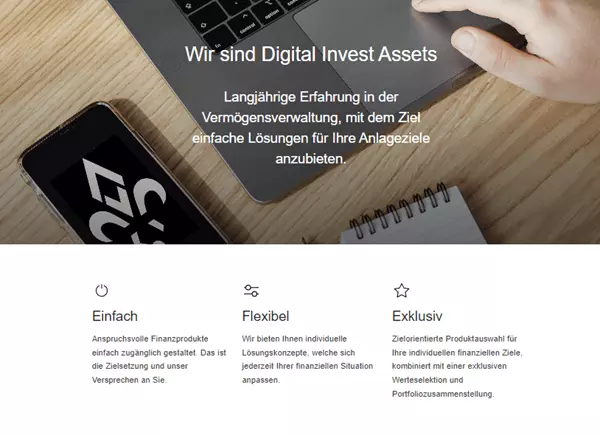 digital invest assets test