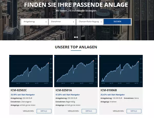 icm investmentbank navigator