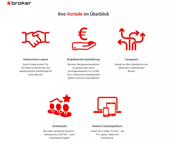 S Broker Depot eröffnen