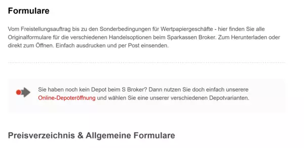 S Broker Freistellungsauftrag