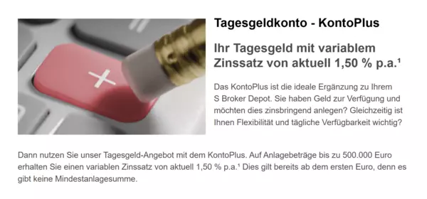 S Broker Zinsen
