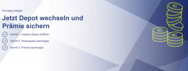 maxblue Depotübertrag