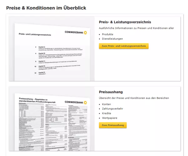 commerzbank kosten