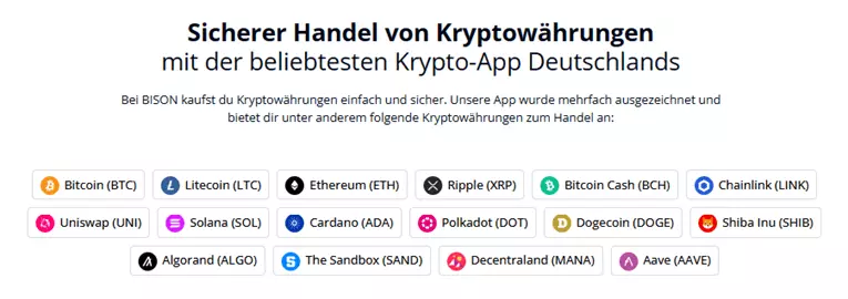 Bison Wallet info