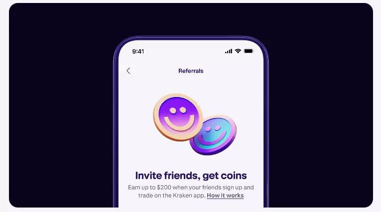 Kraken invite a friend