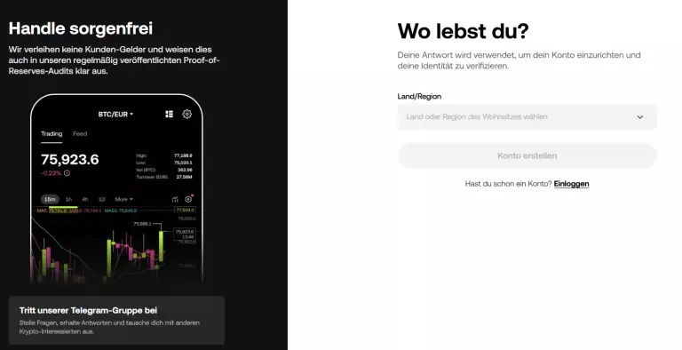 OKX Depotführung