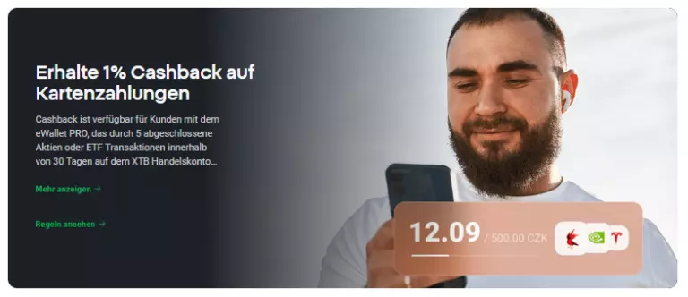 cashback XTB news