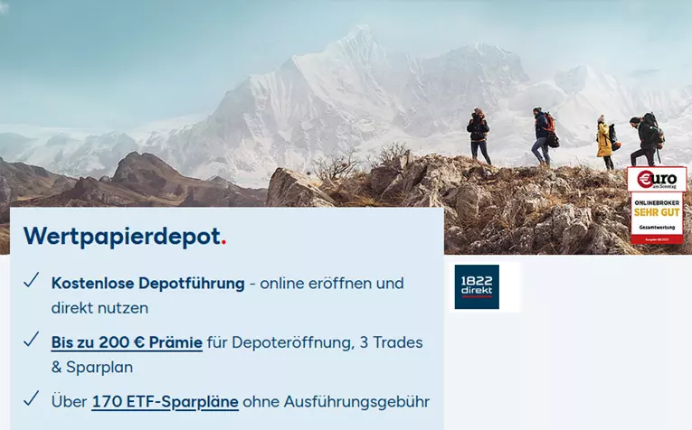 1822direct depot prÃ¤mie