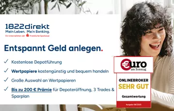 1822direkt: Bis 200 € Prämie