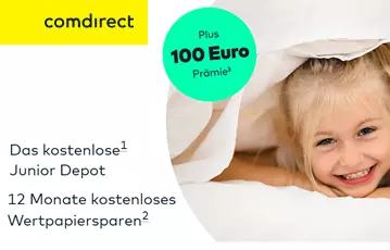 Junior Depot: 100€ Prämie