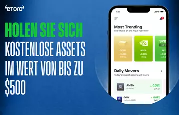 eToro: Bis zu 500$ Prämie