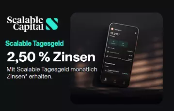 Scalable Capital: Tagesgeldkonto