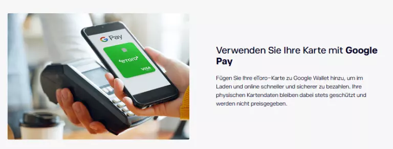 etoro karte Google pay
