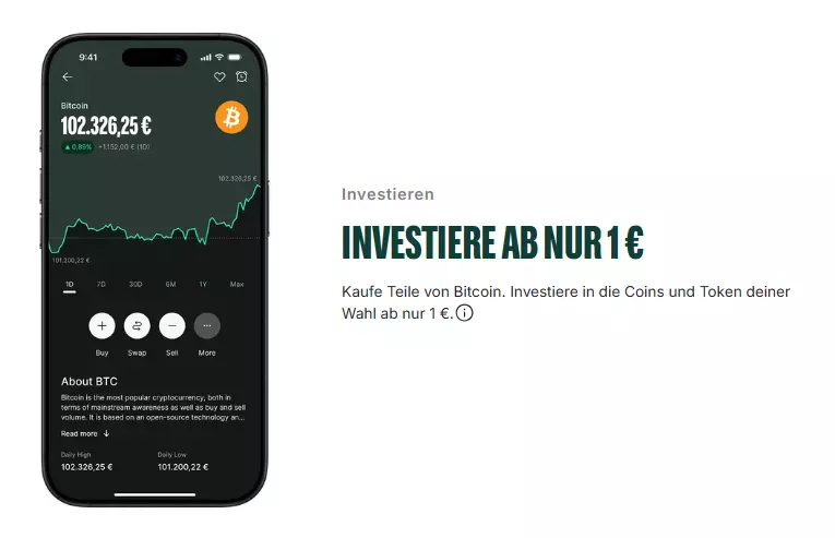 Bitpanda kryptomarkt
